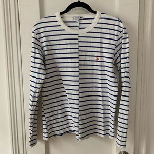 Uniqlo x JW Anderson Asymmetric Striped Long Sleeve Shirt